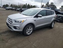 Vehiculos salvage en venta de Copart Denver, CO: 2019 Ford Escape SE