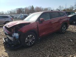 Toyota Highlander salvage cars for sale: 2023 Toyota Highlander Hybrid XLE