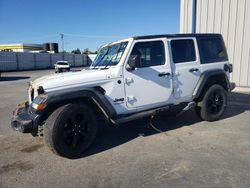 Jeep salvage cars for sale: 2021 Jeep Wrangler Unlimited Sport