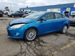 Salvage cars for sale at Woodhaven, MI auction: 2012 Ford Focus SEL