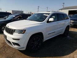 Salvage cars for sale at Chicago Heights, IL auction: 2019 Jeep Grand Cherokee Overland