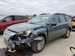 Salvage cars for sale at San Antonio, TX auction: 2017 Subaru Outback 2.5I