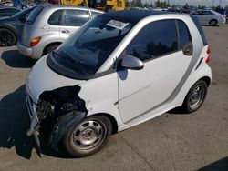 Salvage cars for sale at Rancho Cucamonga, CA auction: 2015 Smart Fortwo Pure