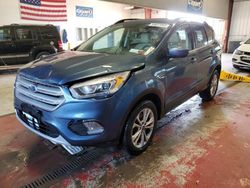 Salvage cars for sale at Angola, NY auction: 2018 Ford Escape SEL