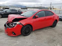 Salvage cars for sale from Copart Sun Valley, CA: 2016 Toyota Corolla L