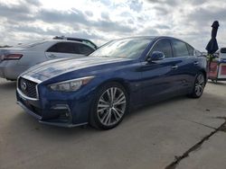 Infiniti Q50 salvage cars for sale: 2018 Infiniti Q50 Luxe