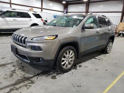 Vehiculos salvage en venta de Copart Harleyville, SC: 2017 Jeep Cherokee Limited