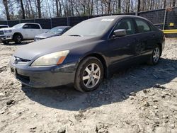 Salvage cars for sale from Copart Waldorf, MD: 2005 Honda Accord EX