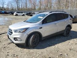 Salvage cars for sale at Waldorf, MD auction: 2018 Ford Escape SE