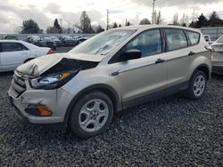 Salvage cars for sale at Portland, OR auction: 2018 Ford Escape S