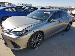 Salvage cars for sale at Grand Prairie, TX auction: 2020 Lexus ES 350 F-Sport