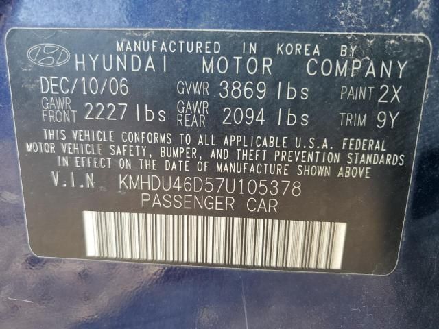 2007 Hyundai Elantra GLS