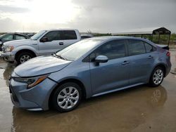 Salvage cars for sale from Copart Grand Prairie, TX: 2021 Toyota Corolla LE