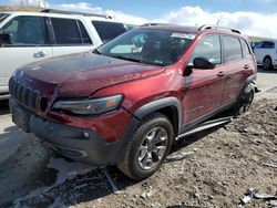 Salvage SUVs for sale at auction: 2019 Jeep Cherokee Trailhawk