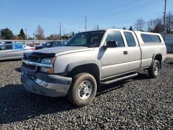 Salvage cars for sale from Copart Portland, OR: 2004 Chevrolet Silverado C2500 Heavy Duty