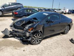 Salvage cars for sale at Temple, TX auction: 2015 Honda Civic EXL