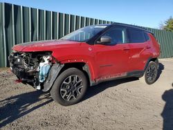 Jeep Compass salvage cars for sale: 2021 Jeep Compass Trailhawk