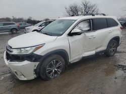 Toyota Highlander salvage cars for sale: 2019 Toyota Highlander LE