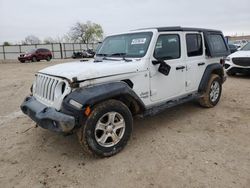 Salvage cars for sale from Copart Haslet, TX: 2019 Jeep Wrangler Unlimited Sport