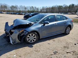 Salvage cars for sale from Copart Charles City, VA: 2021 Toyota Corolla LE