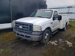 Salvage trucks for sale at Woodburn, OR auction: 2006 Ford F350 Super Duty