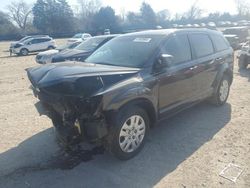 Salvage cars for sale at Madisonville, TN auction: 2017 Dodge Journey SE
