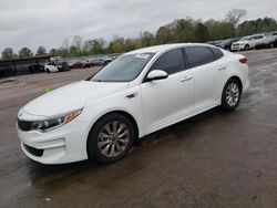 KIA Optima EX salvage cars for sale: 2016 KIA Optima EX