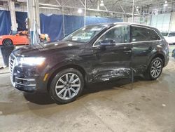 Salvage cars for sale at Woodhaven, MI auction: 2018 Audi Q7 Prestige