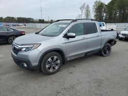 Honda salvage cars for sale: 2017 Honda Ridgeline RTL