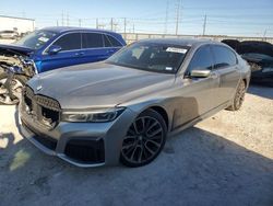 Salvage cars for sale from Copart Haslet, TX: 2022 BMW 750 XI