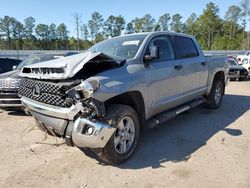 Toyota Tundra salvage cars for sale: 2018 Toyota Tundra Crewmax SR5