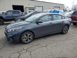 Salvage cars for sale from Copart Woodburn, OR: 2019 KIA Forte FE