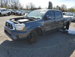 Salvage trucks for sale at Portland, OR auction: 2015 Toyota Tacoma Double Cab