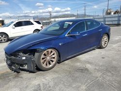 Salvage cars for sale from Copart Sun Valley, CA: 2018 Tesla Model S