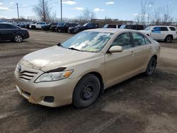 Salvage cars for sale from Copart Montreal Est, QC: 2011 Toyota Camry Base