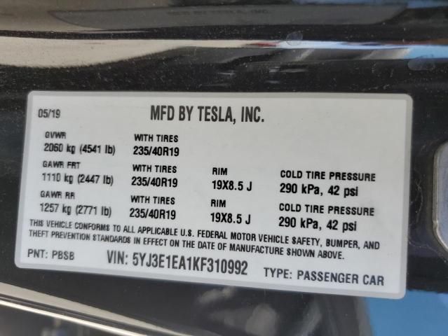 2019 Tesla Model 3