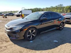 Salvage cars for sale from Copart Greenwell Springs, LA: 2017 Honda Civic Touring