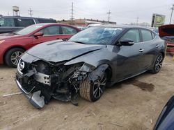 Salvage cars for sale from Copart Chicago Heights, IL: 2018 Nissan Maxima 3.5S