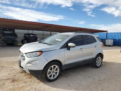 Vehiculos salvage en venta de Copart Andrews, TX: 2019 Ford Ecosport SE