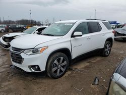 Chevrolet salvage cars for sale: 2021 Chevrolet Traverse LT