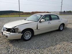 Salvage cars for sale at Tifton, GA auction: 2000 Lincoln Town Car Cartier