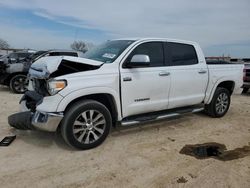 Salvage cars for sale at Haslet, TX auction: 2017 Toyota Tundra Crewmax Limited