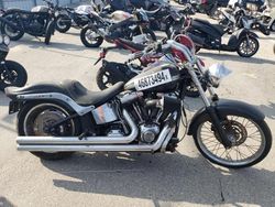 Salvage motorcycles for sale at Sun Valley, CA auction: 2007 Harley-Davidson Fxst Custom