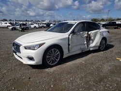 Infiniti Q50 Luxe salvage cars for sale: 2021 Infiniti Q50 Luxe