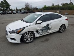 Salvage cars for sale from Copart San Martin, CA: 2022 Hyundai Accent Limited