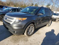 Salvage cars for sale at North Billerica, MA auction: 2015 Ford Explorer XLT