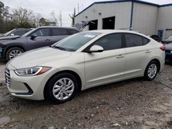 Salvage cars for sale at Savannah, GA auction: 2017 Hyundai Elantra SE