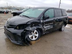 Salvage cars for sale from Copart Hartford City, IN: 2020 Toyota Sienna L