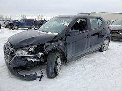 Salvage cars for sale at Rocky View County, AB auction: 2021 Nissan Kicks S