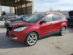 Salvage cars for sale at Kansas City, KS auction: 2014 Ford Escape Titanium